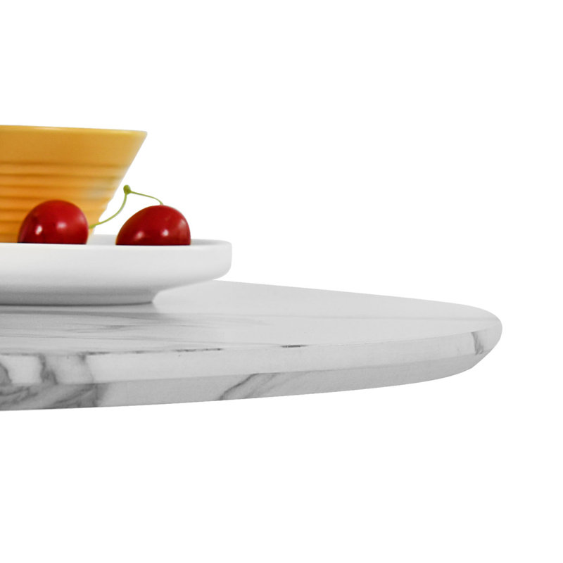 Zipcode Design™ Eatman Round Metal Base Dining Table & Reviews Wayfair